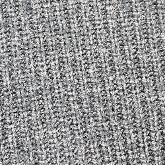 Vintage Saks Fifth Avenue Real Clothes Ribbed Cotton Knit Sweater Made USA Gray - Picture 6 of 8